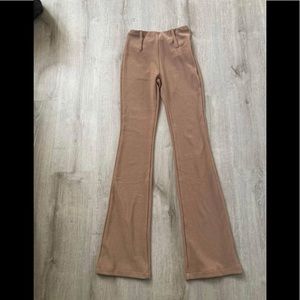 Camel Flare Pants
